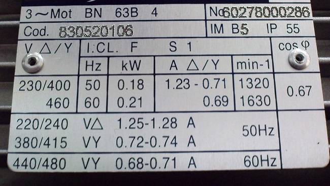 three phase motor